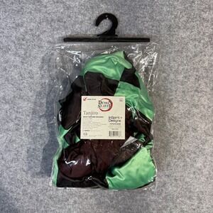 Demon‎ Slayer Tanjiro Adult Costume Large 42-44 Cosplay Anime Jumpsuit Belt